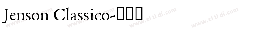 Jenson Classico字体转换